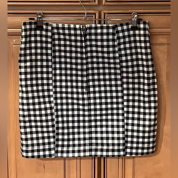 NWOT Free People Modern Femme Gingham Check Mini Skirt - Picture 11 of 15